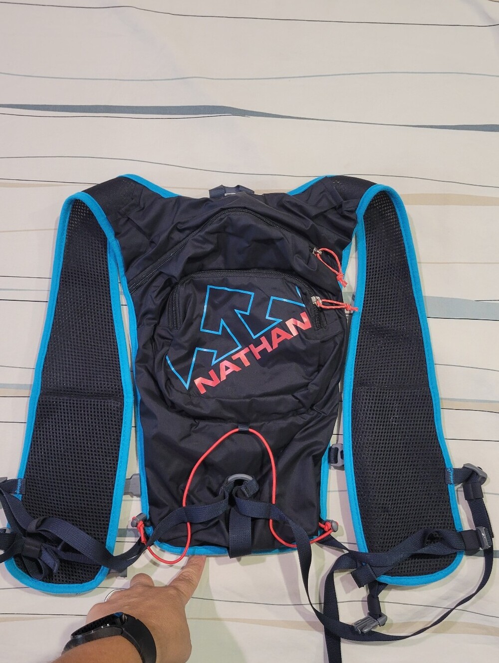 Nathan QuickStart 2.0 6L Hydration Unisex Running Size OSFM Blue